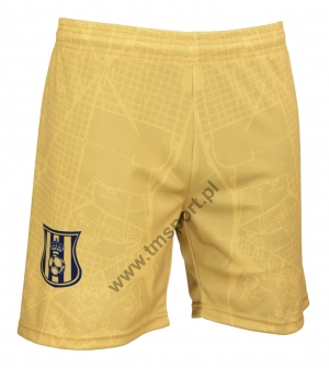 spodenki sportowe Barcelona wyjazdowe złote