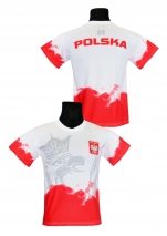 koszulka kibica reprezentacji Polski - chmura biała