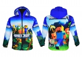 kurtka MINECRAFT wiatrówka przeciwdeszczowa 