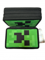 piórnik 3-komory z wyposażeniem MINECRAFT