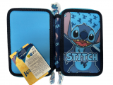 piórnik 3 klapkowy niebieski STITCH niebieski