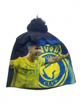 czapka zimowa RONALDO ALNASSR pompon