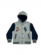 bluza PSI PATROL z kapturem rozpinana szara