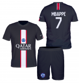 strój piłkarski MBAPPE czarny