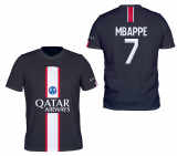 koszulka sportowa MBAPPE czarna