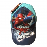 czapka SPIDERMAN z daszkiem dziecięca wzór SP1