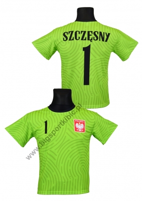 koszulka sportowa SZCZĘSNY Polska limonka