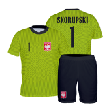 strój sportowy SKORUPSKI Polska limonka