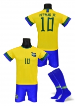 strój sportowy + getry NEYMAR Brazylia