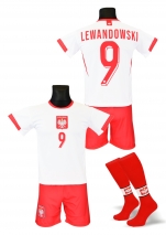 strój sportowy + getry LEWANDOWSKI Polska 