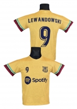 koszulka sportowa LEWANDOWSKI Barcelona wyjazdowa złota