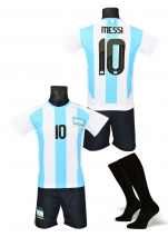 strój sportowy + getry MESSI Argentyna 