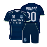 strój sportowy MBAPPE Real Madryt granat