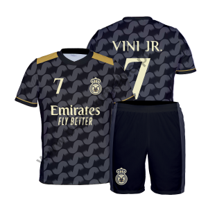 strój piłkarski VINICIUS JR czarny