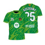 koszulka sportowa SZCZĘSNY BARCELONA zielona