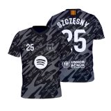 koszulka sportowa SZCZĘSNY BARCELONA czarna
