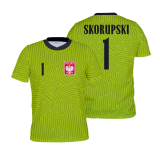 koszulka sportowa SKORUPSKI Polska limonka