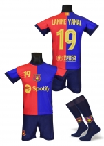 strój sportowy + getry LAMINE YAMAL Barcelona