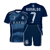strój sportowy RONALDO granatowy