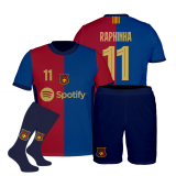 strój sportowy + getry RAPHINHA Barcelona
