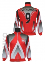 bluza sportowa Polska - LEWANDOWSKI wzór 4