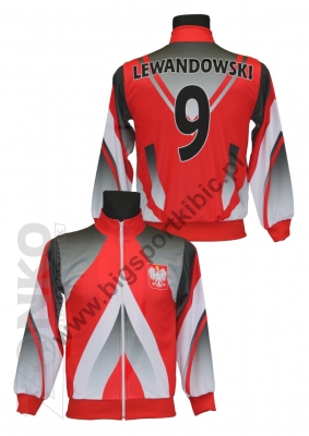 bluza sportowa Polska - LEWANDOWSKI wzór 4