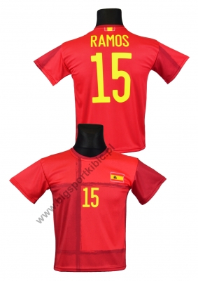 koszulka sportowa SERGIO RAMOS Hiszpania