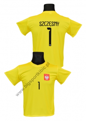 koszulka sportowa SZCZĘSNY POLSKA żółta